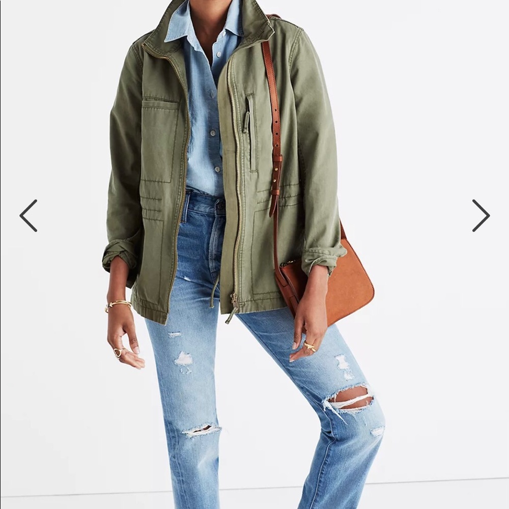 Madewell Green Army Jacket